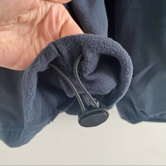 North END NWT Basic Navy Micro Fleece Full Zip Stretch Sweater Lightweight - Picture 11 of 16